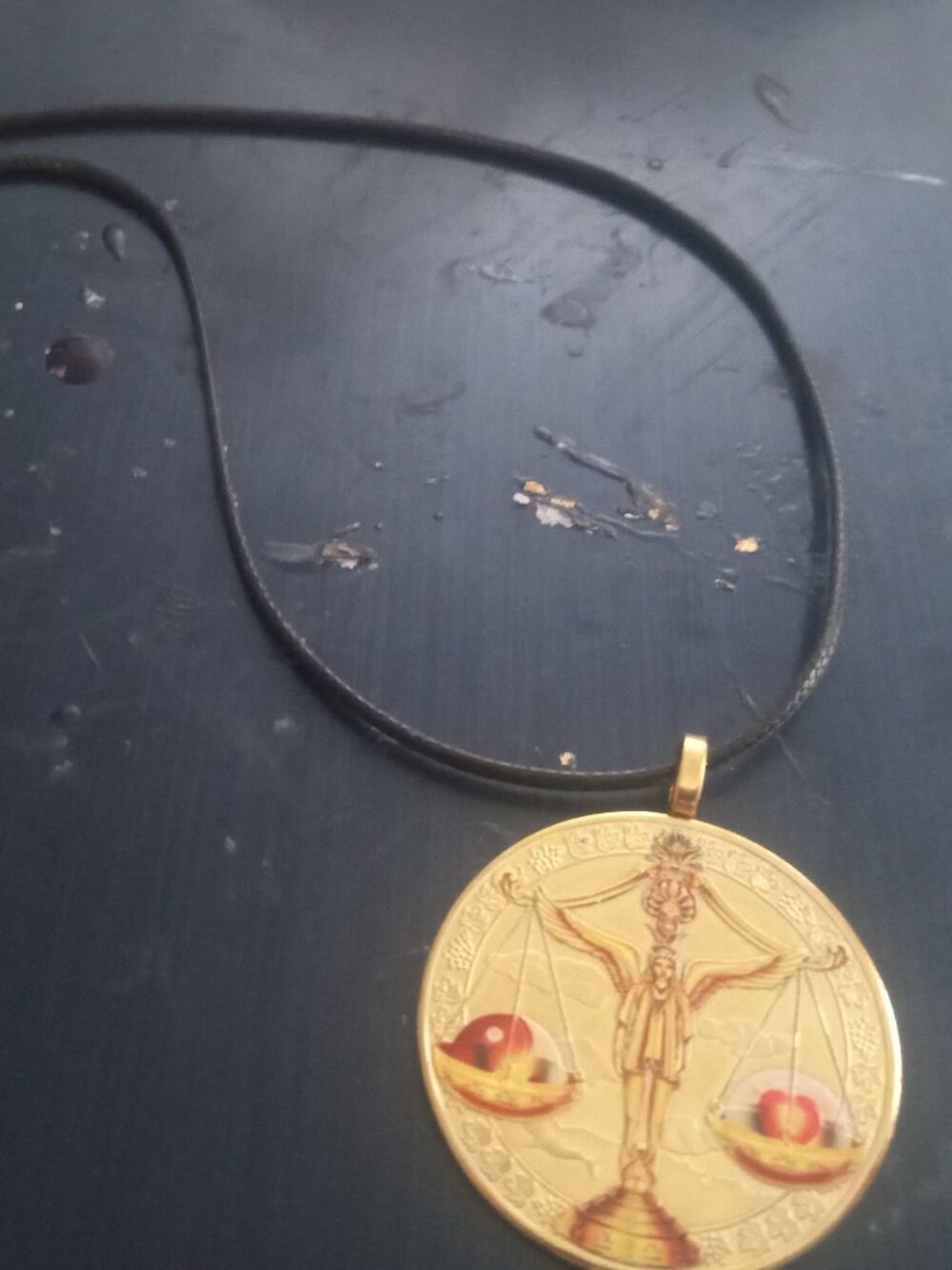 Handmade Libra Pendant Necklace
